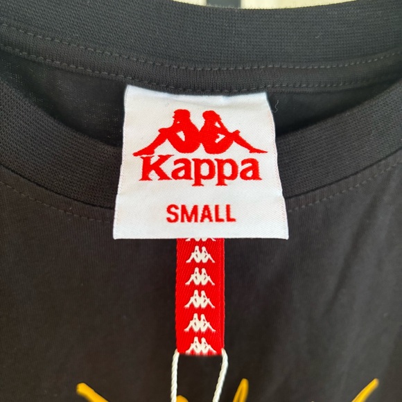 Kappa Black Graphic T-Shirt “Found Myself at Kappa Fest” Men’s Small NWT Cotton - Picture 6 of 10
